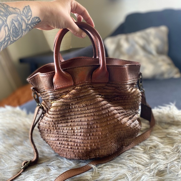 MAJO brown Italian leather purse - Picture 2 of 10